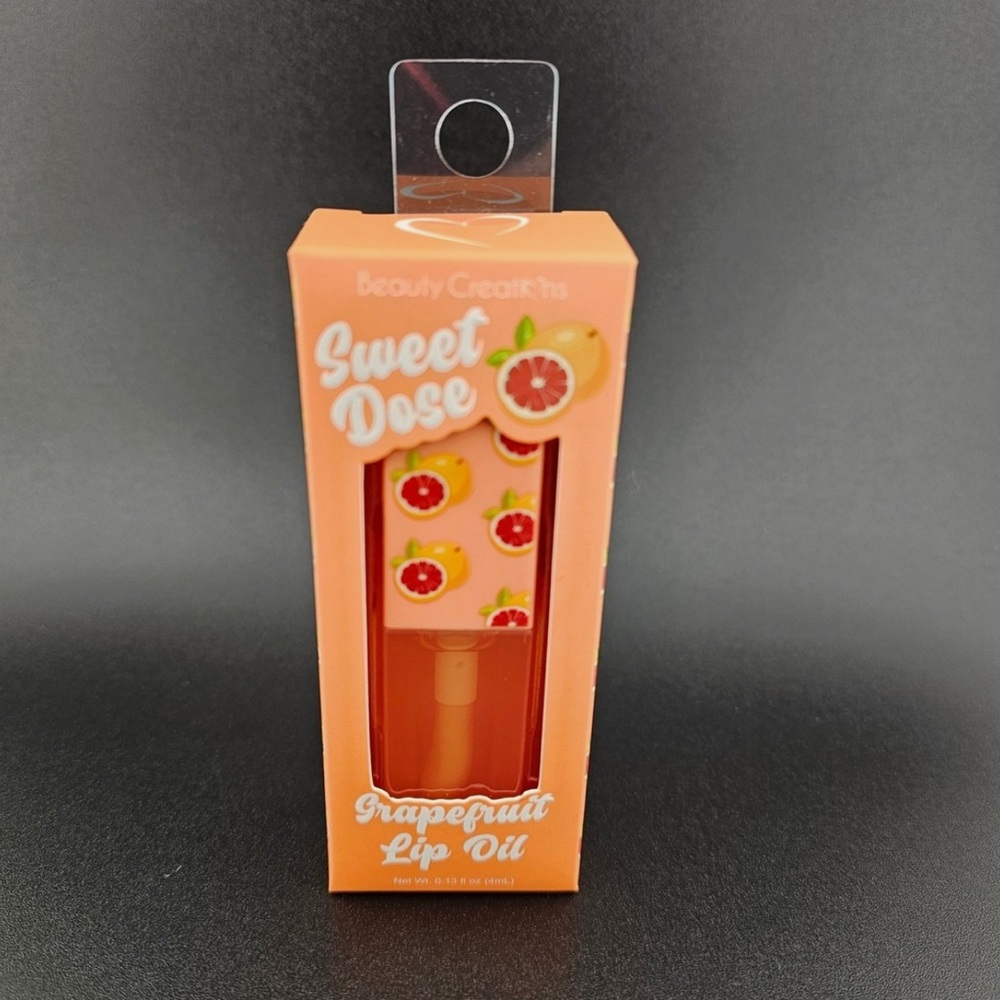 Beauty Creations Sweet Dose Grapefruit Lip Oil - Vibrant Orange